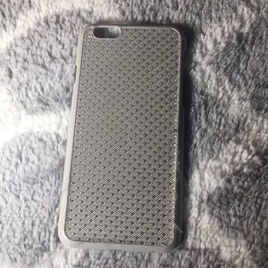 A gray iPhone case. Fits iPhone 6,6s,7,8